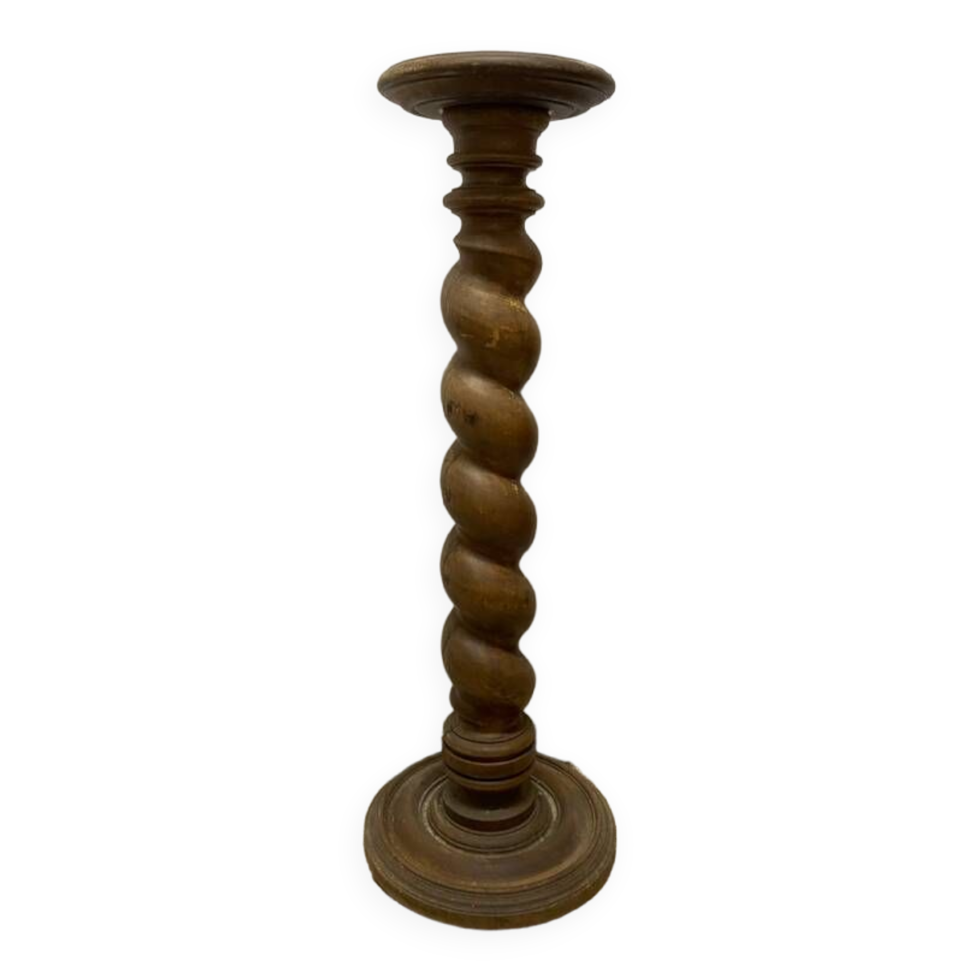 Twisted wooden column