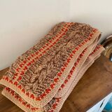 Vintage knitted blanket