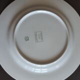 10 assiettes Pierre Frey "paniers fleuris"