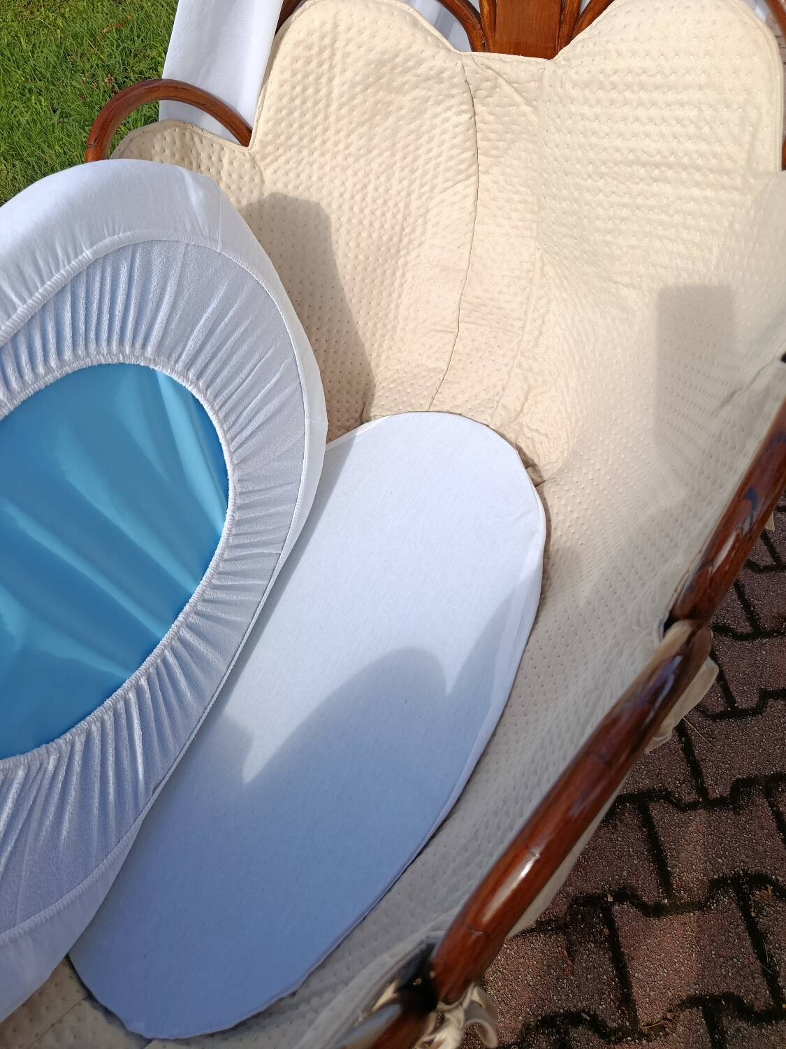 Antique cradle by J&J Khon