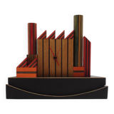 80s Postmodern memphis age Desk Clock by Pirondini