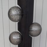 Lampadaire en bois de Temde Leuchten 1970