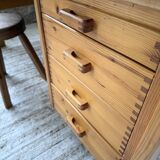 Bureau pin suédois style aperldoon 1970