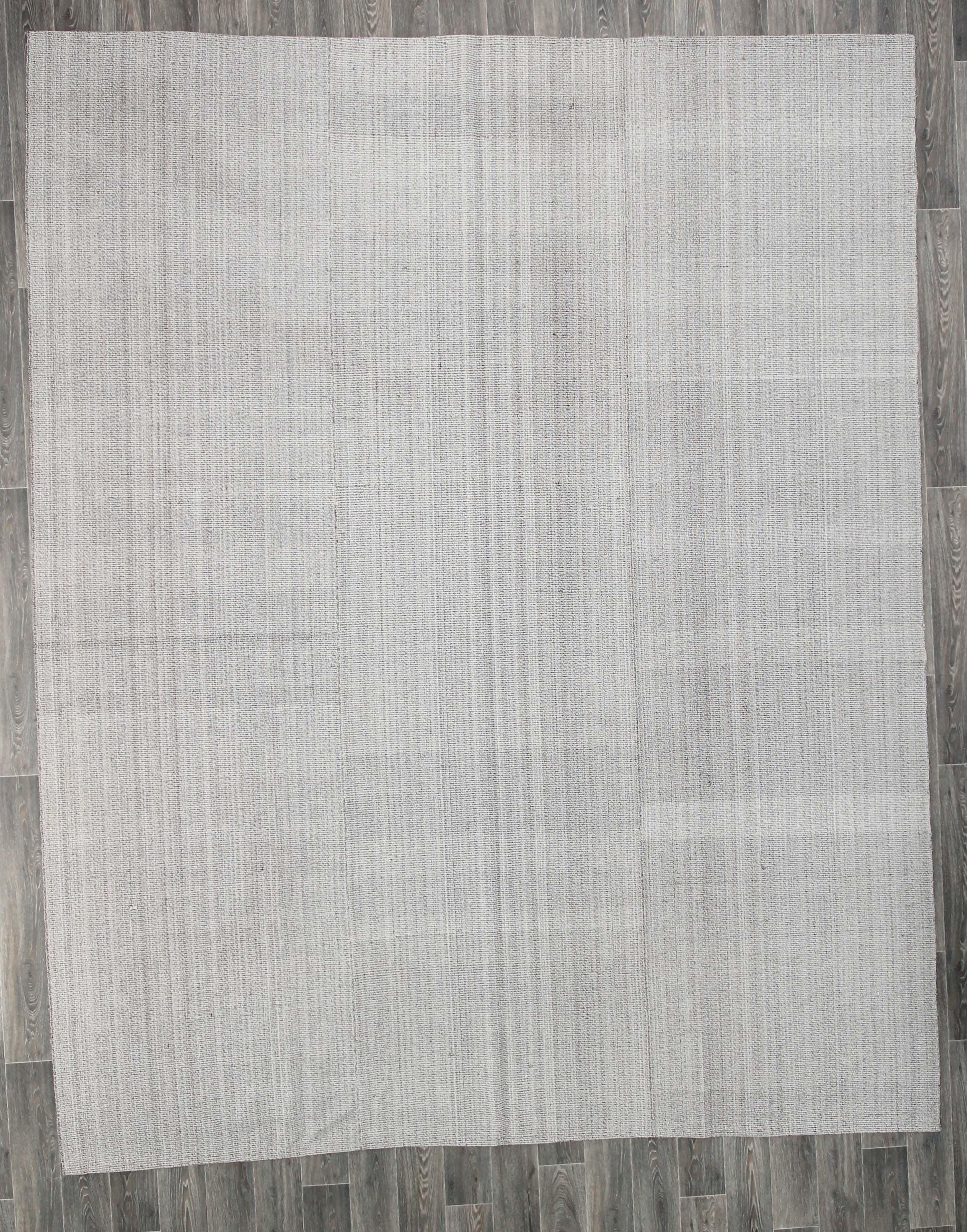 Handmade solid vintage rug 312x386cm