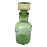 1970s Bubble glass and coloured orangeade jug