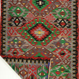 Anatolian handmade kilim rug 326 cm x 172 cm