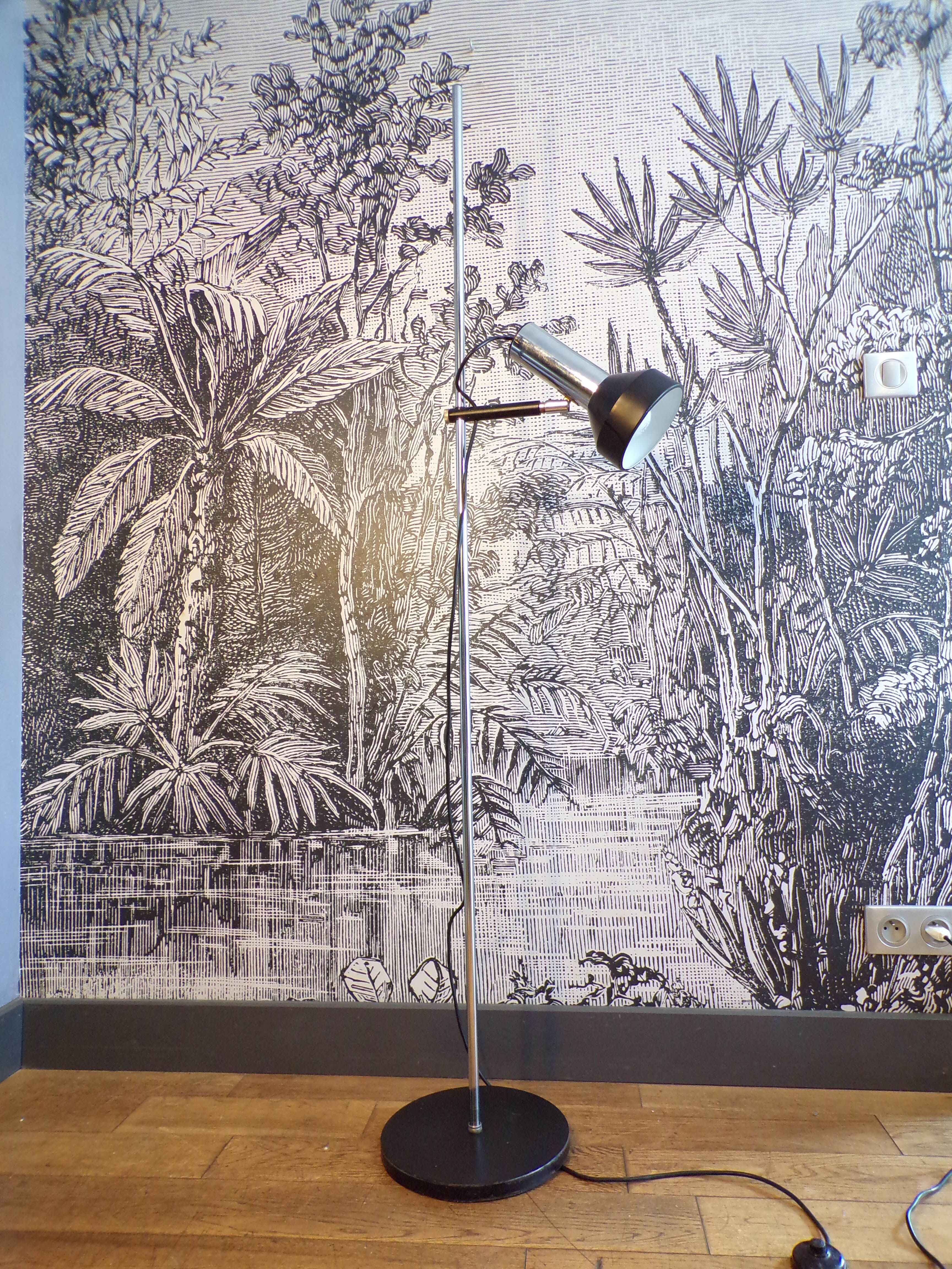 Vintage Staff floor lamp