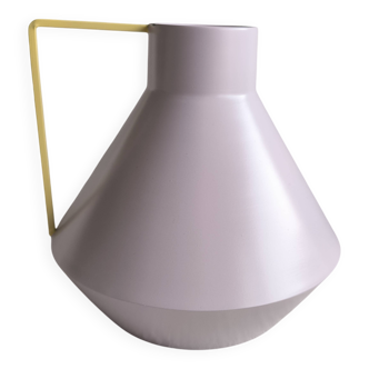 Vase Lilac Purple Yellow Pastel Kave Home Minimalist