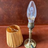 Small old bedside lamp - golden base