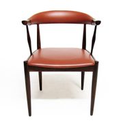 Eight Danish Cow Horn "Model 12" Chairs in Rosewood by Johannes Andersen