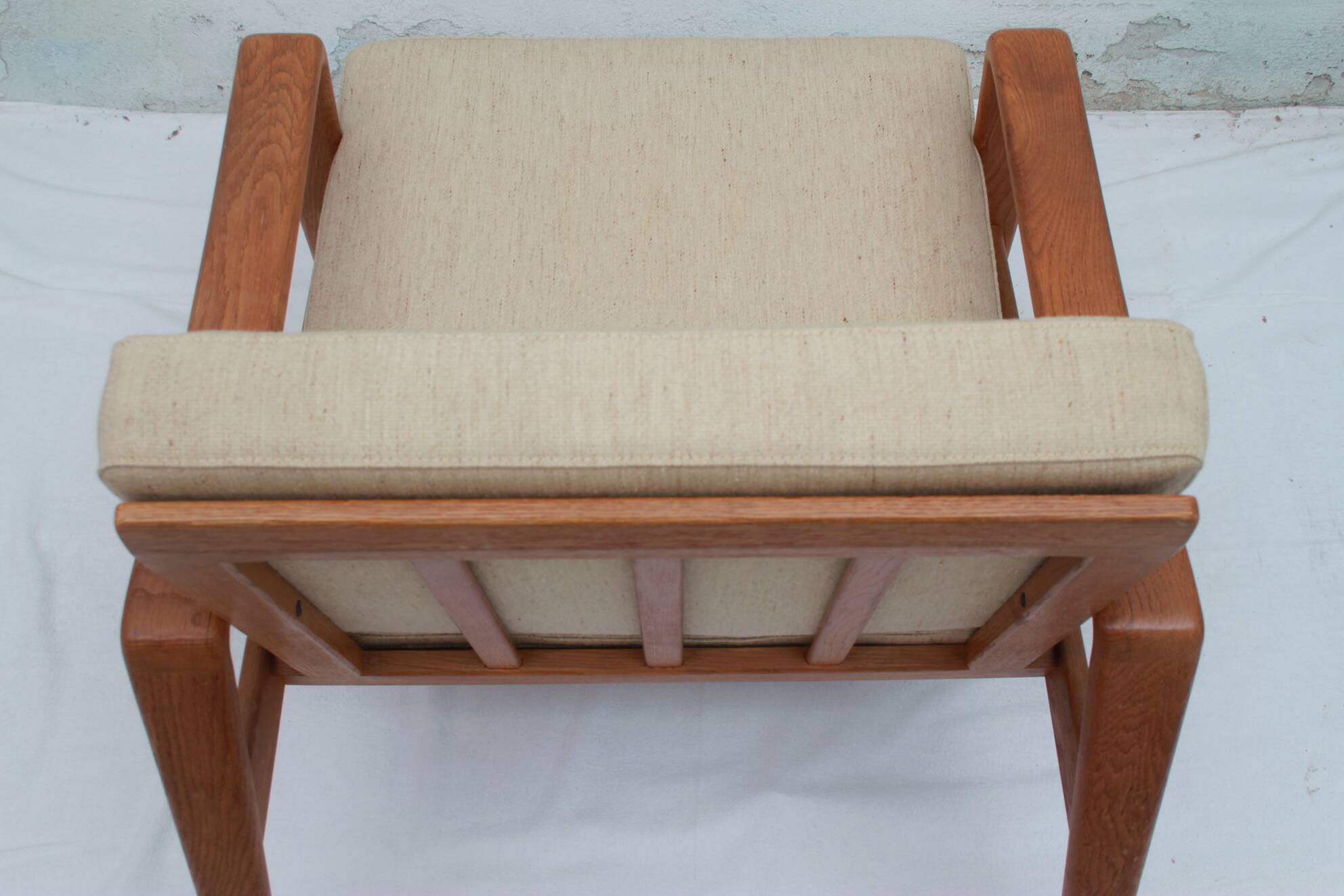 1960s armchair in oak, Arne Wahl Iversen für Komfort