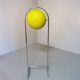 Lampe de sol en pot de fleurs jaune Cosack des années 1960-70.