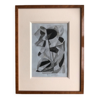 Abel pierre renault 1903-1991. composition, around 1930. pencil.