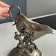 Royal sauce boat in silver-plated metal – chic baroque style