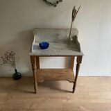 Wood & marble dressing table