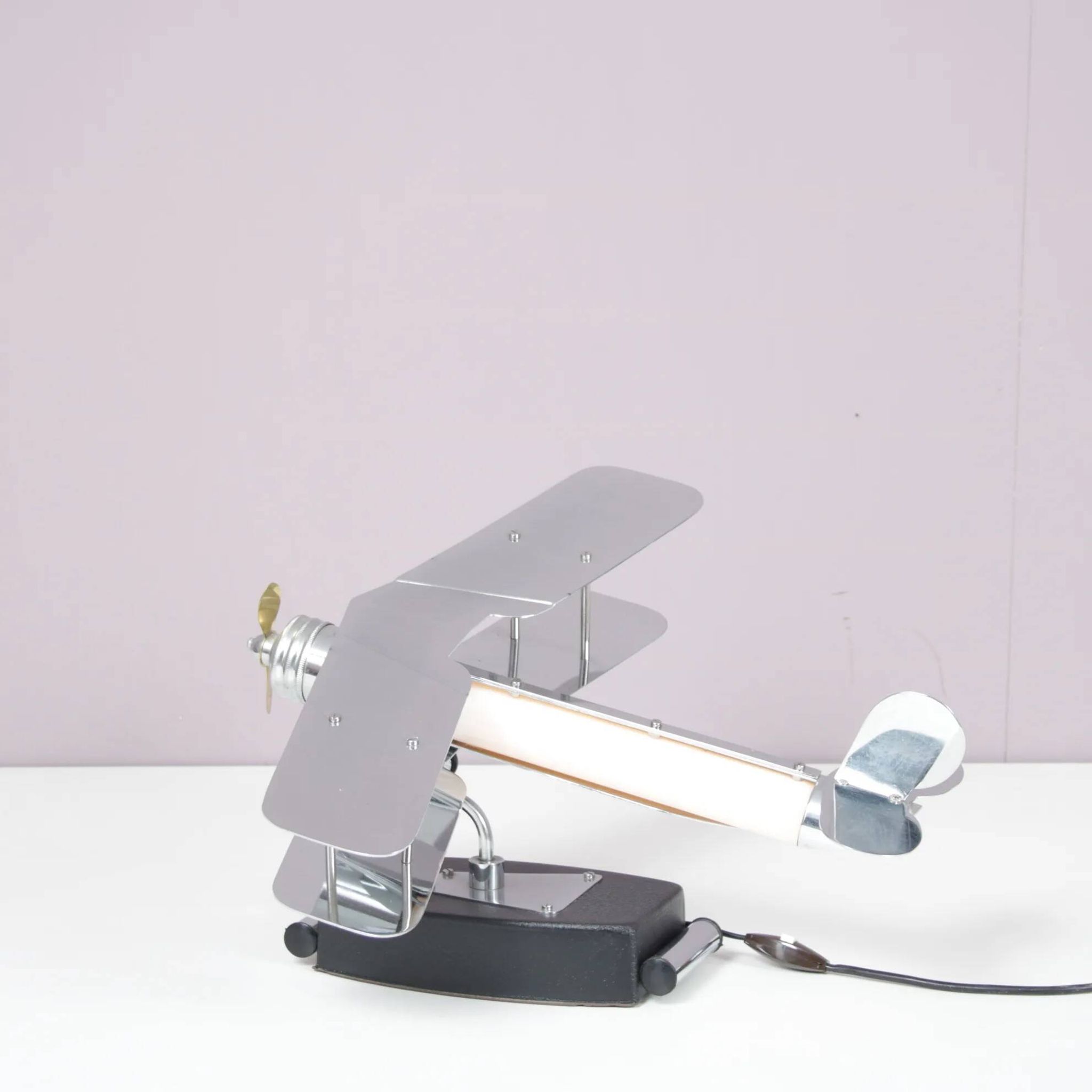 1950s Biplane table lamp from the USA