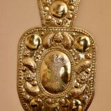 Grande applique murale suédoise en laiton du milieu du siècle