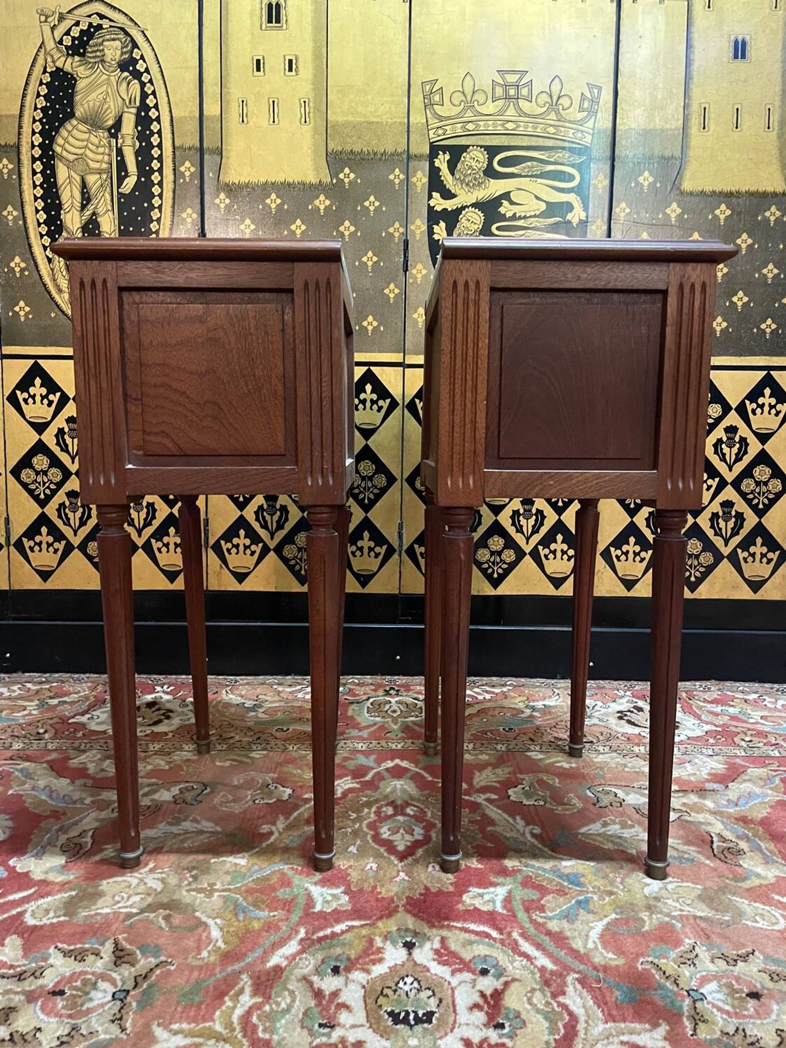 Pair of Art Deco style bedside tables