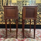 Pair of Art Deco style bedside tables