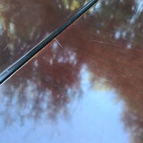 Vintage rosewood steel conference table Gianni Moscatelli Formanova 1970