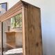 Enfilade vitrée en chêne, années 50