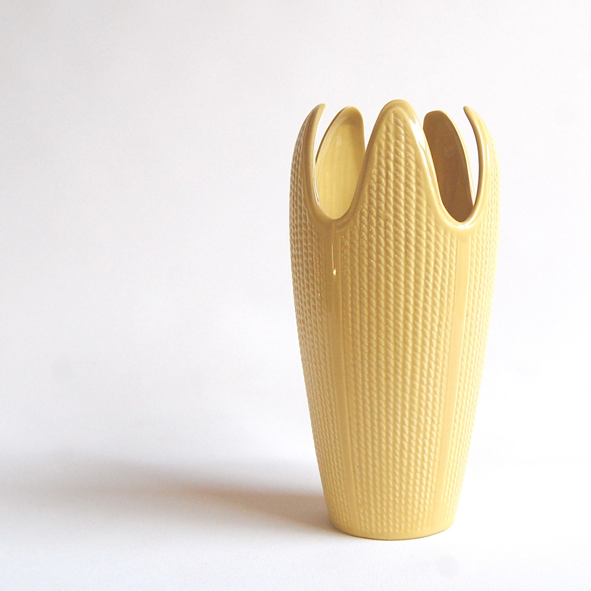 Vase vintage par Ernest d'Hossche pour Keralux 1956