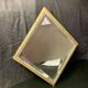 Barber mirror in diamond 31x26cm