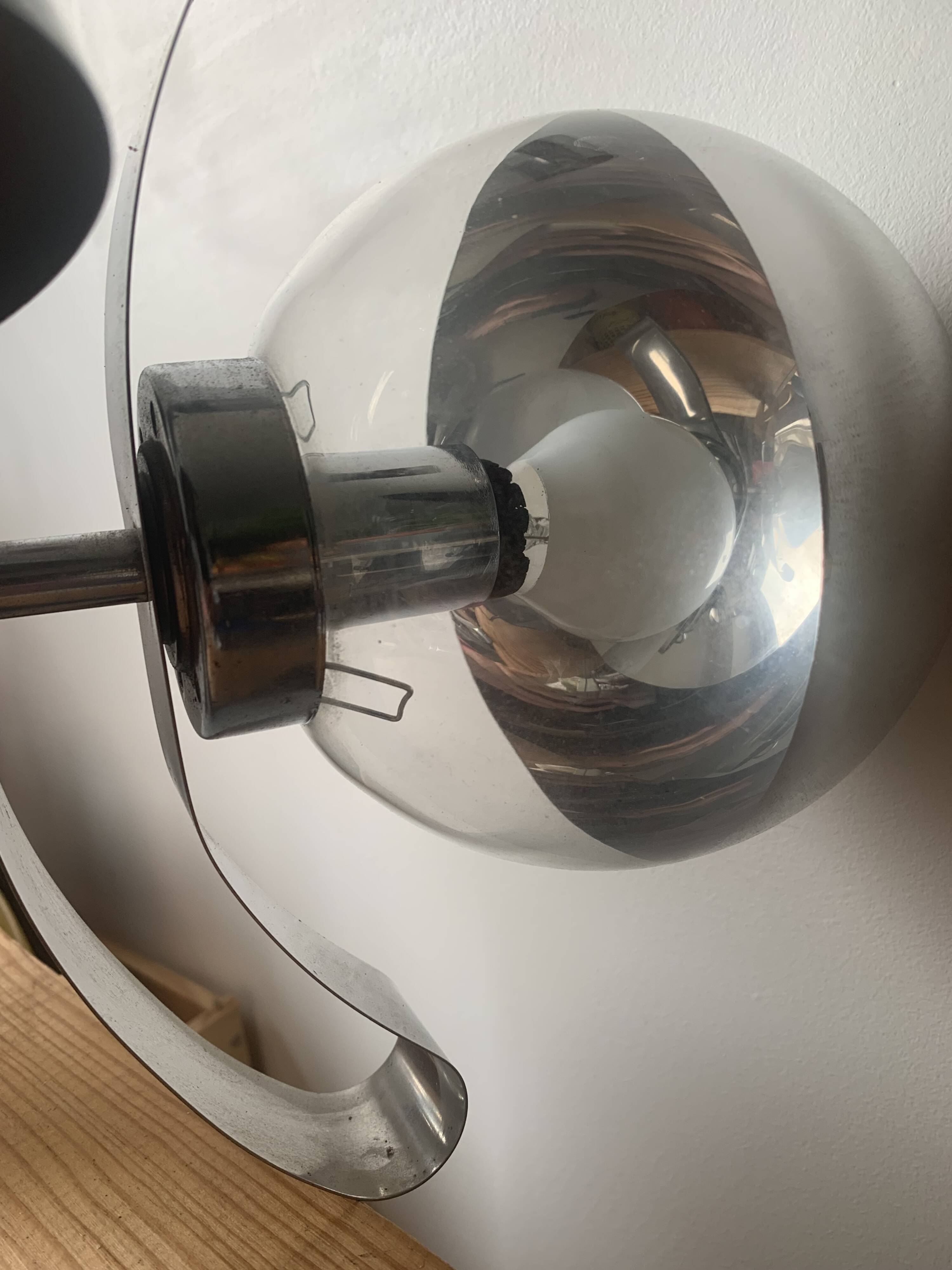 Pendant lamp vintage design 70's retro space age