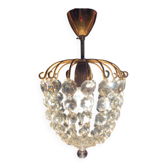 Ceiling chandelier with tassels
