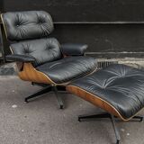 Armchair and ottoman by Charles et Ray Eames, Herman Miller edition, 1970