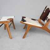Amrchair and ottoman