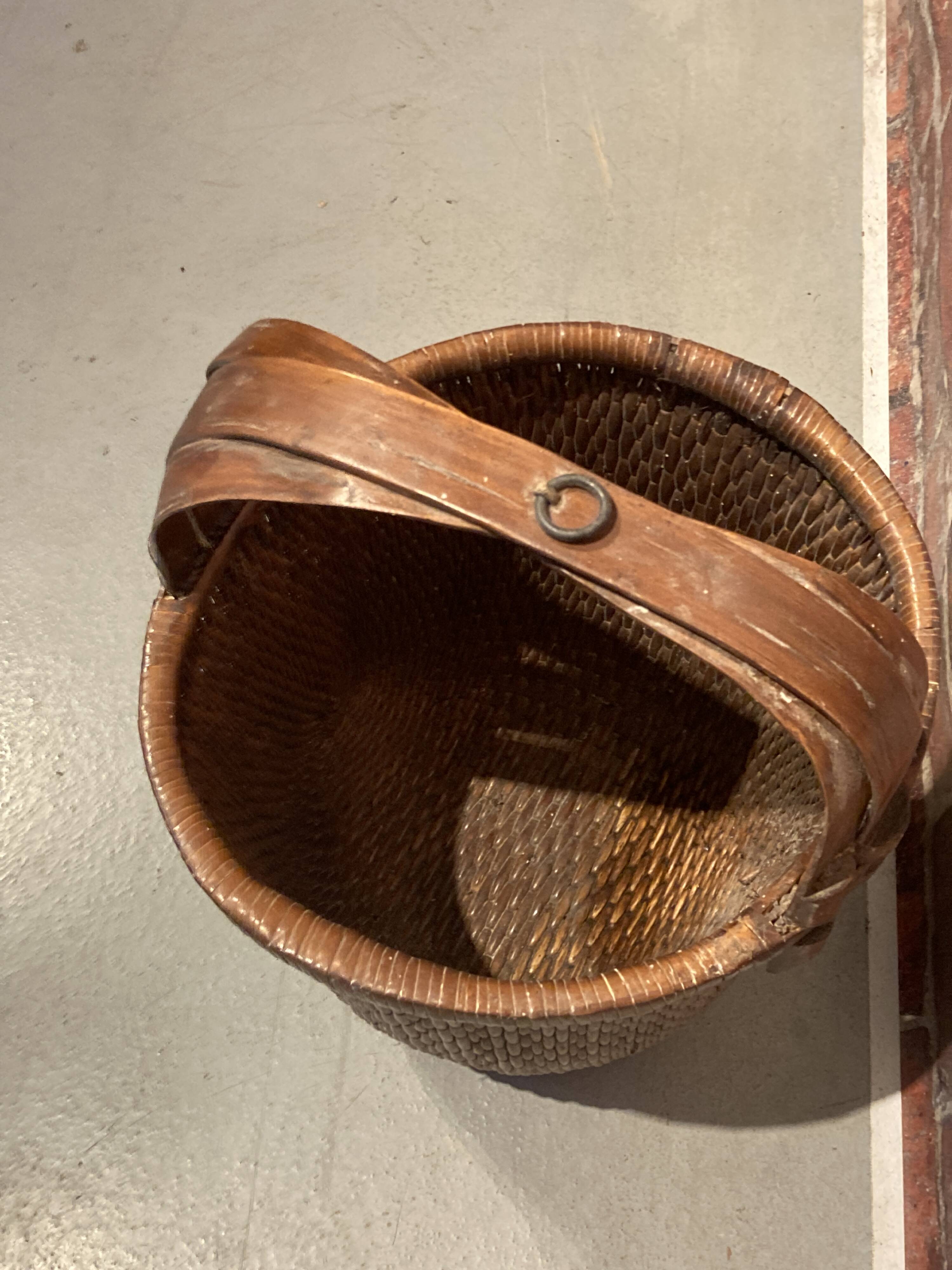 19th century China basket