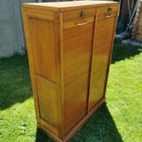 Light oak double curtain binder, year 50