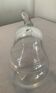 Empty pocket vintage blown glass pear