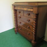 Scottish mahogany chest of drawers from 1880