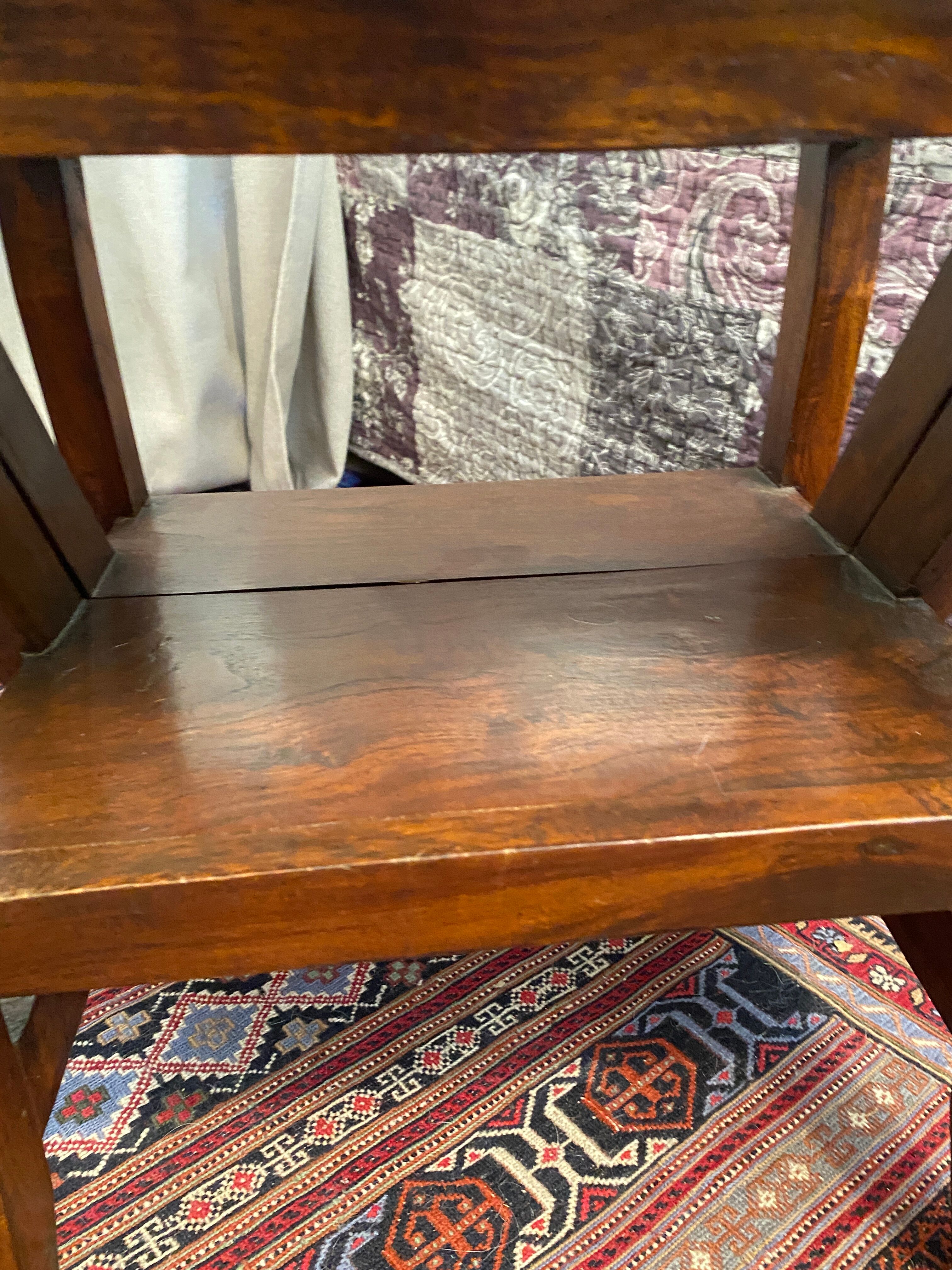 Solid wood ladder chair