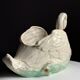 Champagne cooler vase swan vintage
