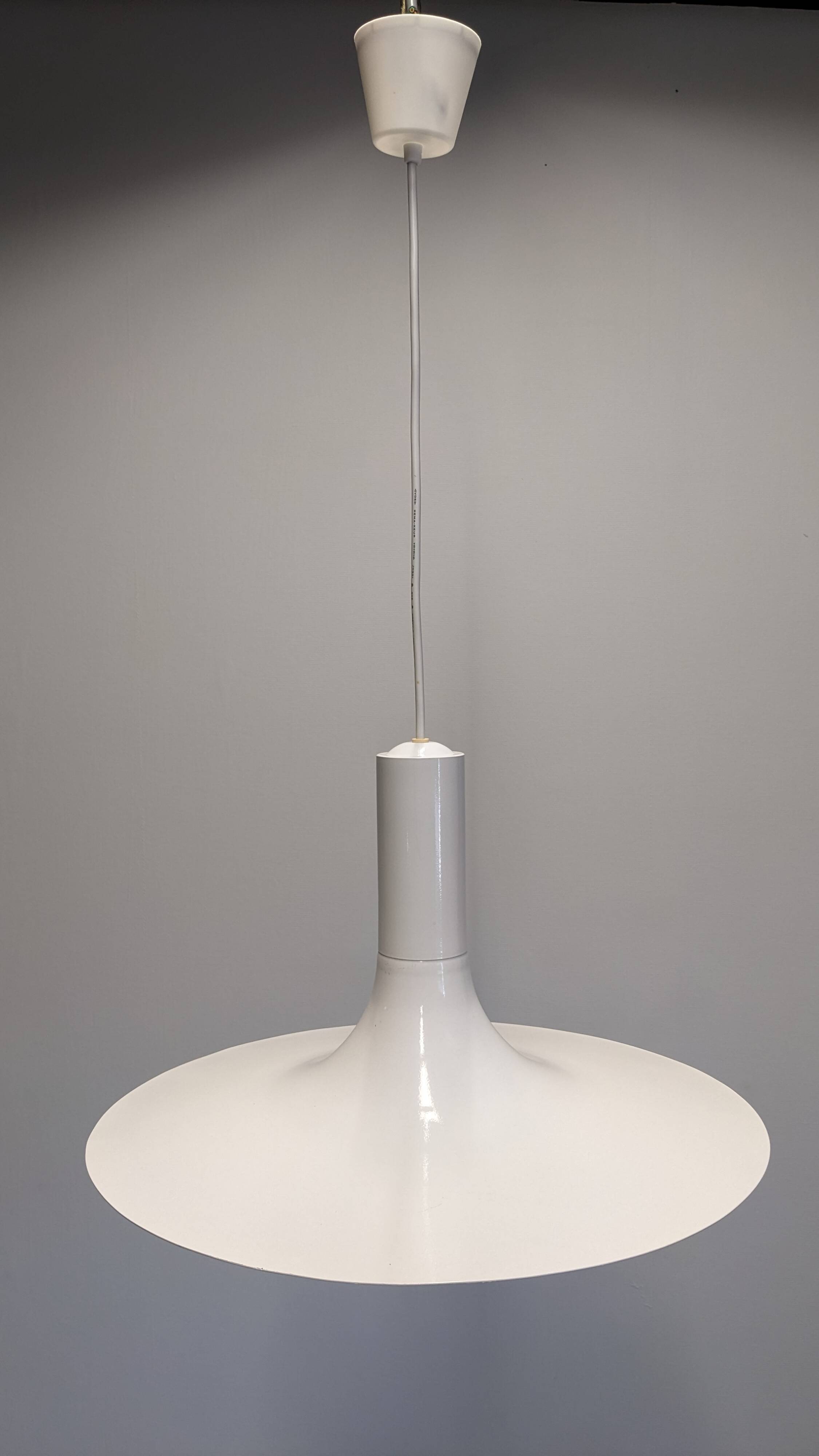 Pair of tulip pendants by Thorn Lighting, England circa 1970.