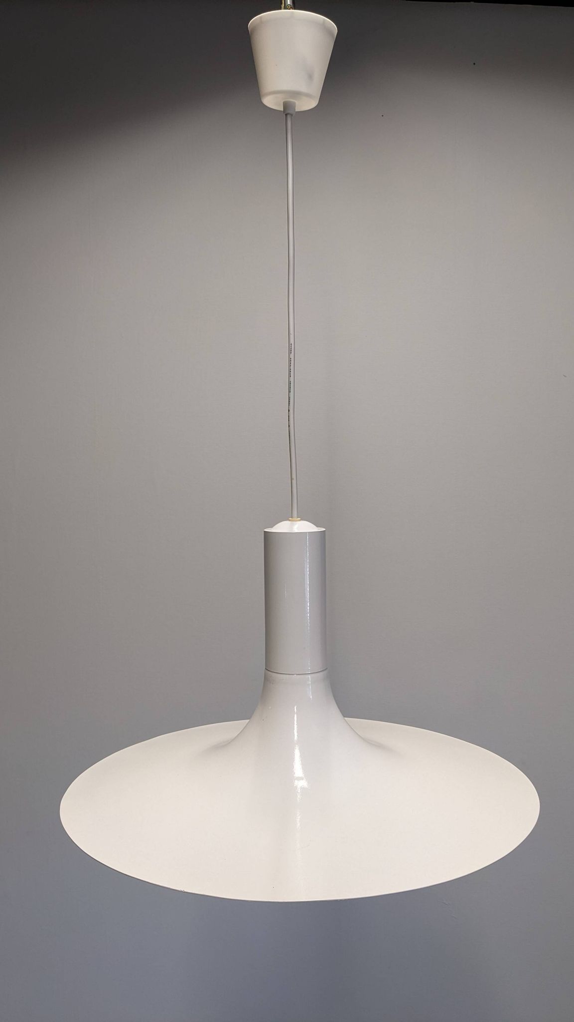 Pair of tulip pendants by Thorn Lighting, England circa 1970.
