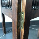 Wood and fabric screen