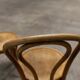 Pair of bistro chairs Fischel 1930 curved wood