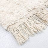 Beni Ouarain Moroccan Berber carpet with diamond patterns engraved in the weft 2.60x1.56m
