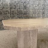 Travertine coffee table 1970
