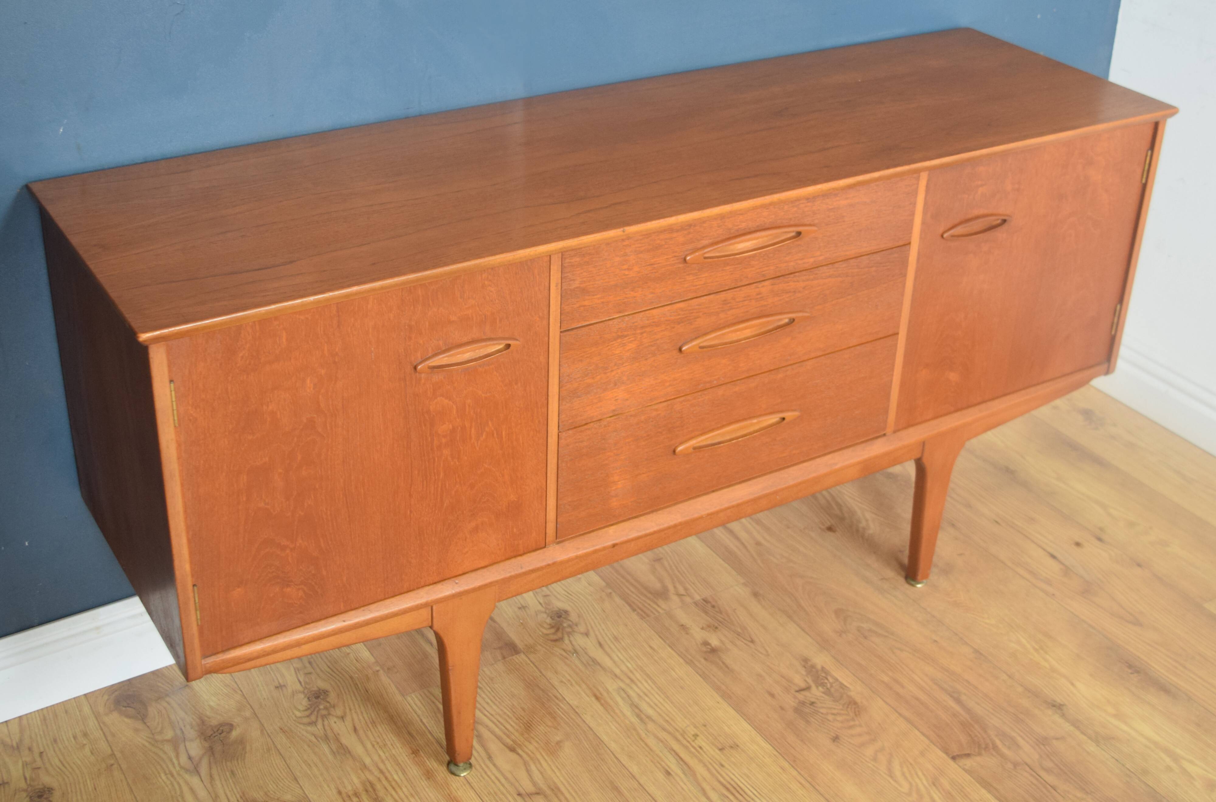 Restored Teak 1960s Jentique Short Retro Sideboard