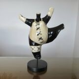 Sculpture "DEESSE" in the style of Niki de Saint Phalle, papier-mâché 1990