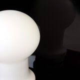 Vintage Glass Table Lamp from Osvětlovací Sklo, 1970s