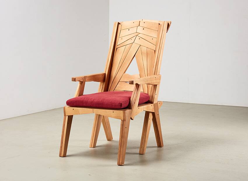 Unique Postmodern Lounge Chair Italy 1980s
