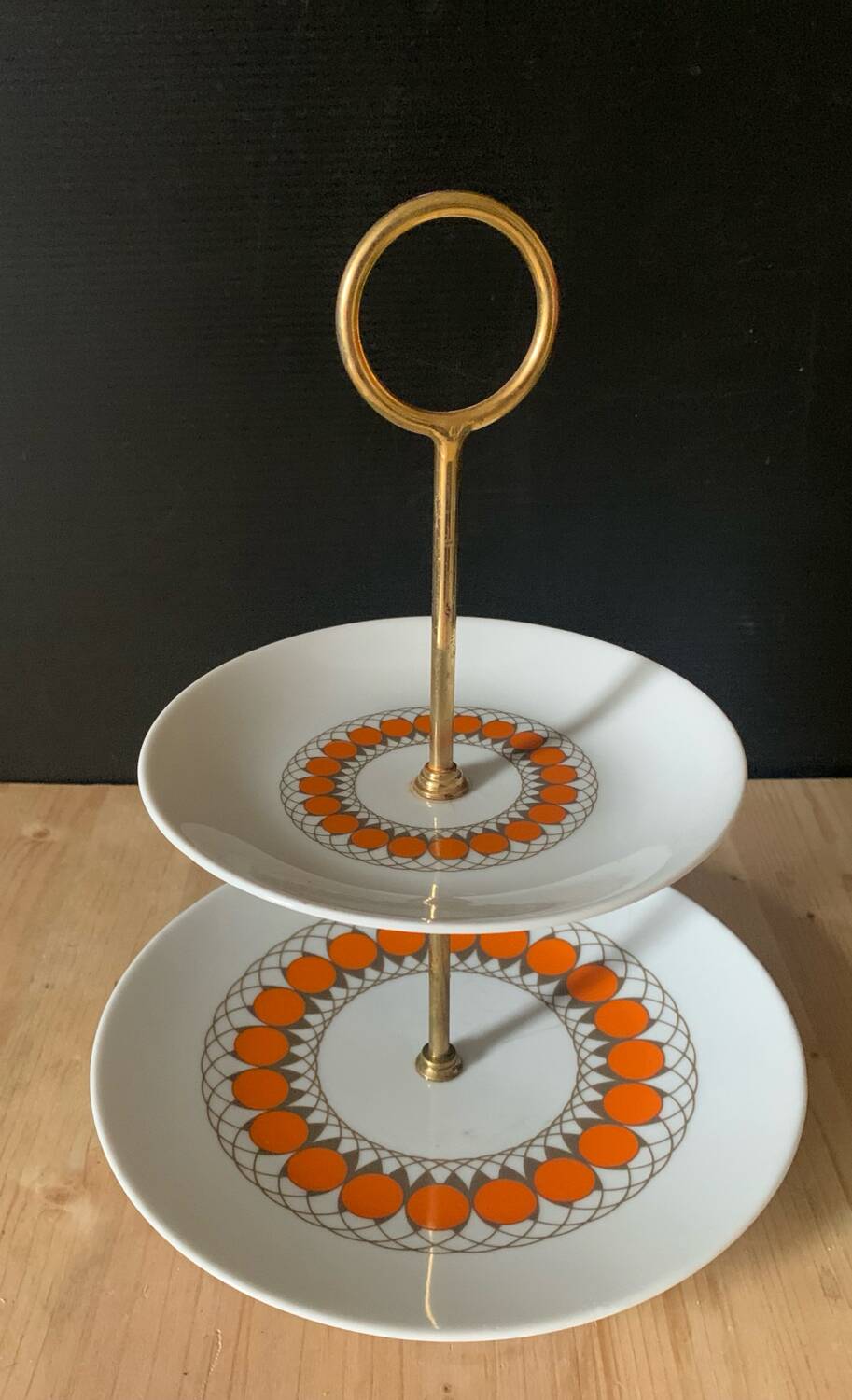 Vintage mounted plates