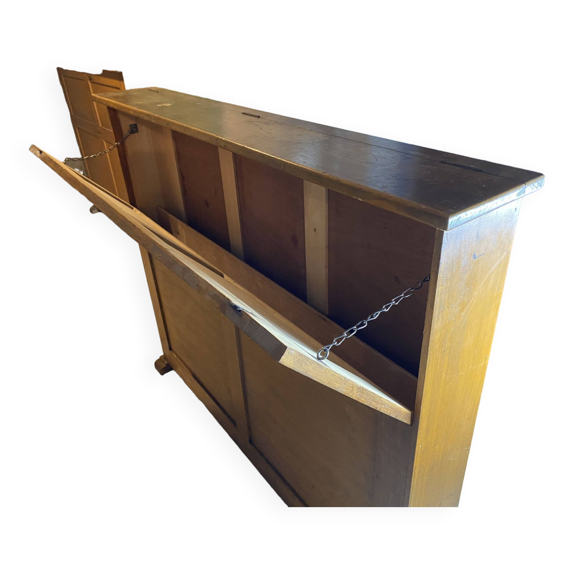 Wooden card holder cabinet