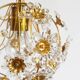 Gilt and crystal glass Chandelier by Palwa, Germany 1970's